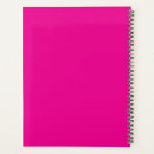Luchtgodin, Hart met Pijl & Vliegtuig, Roze Planner (Achterkant)