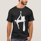 Luchthangende Aerialist Trapeze Aerial Hoop Air A T-shirt (Voorkant)