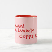 luchthartig rijmen slang drink slogan mok (Midden)