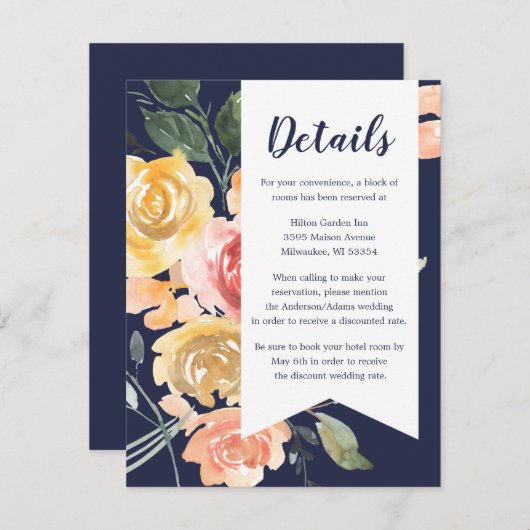 Luchthartige Romance Informatiekaartje (Voorkant / Achterkant)