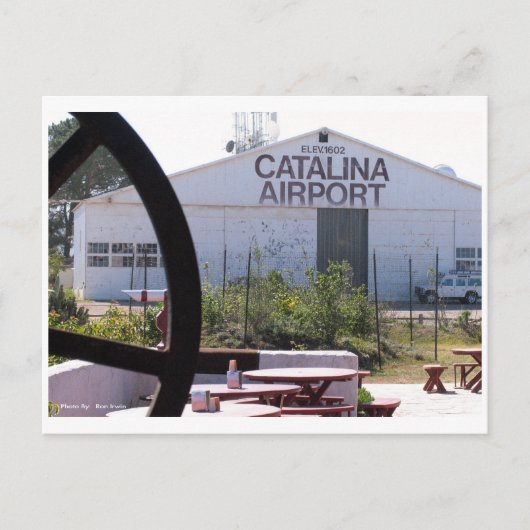 Luchthaven Catalina Briefkaart (Voorkant)