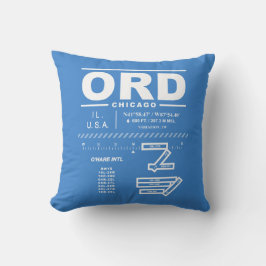 Luchthaven Chicago O'Hare ORD Kussen