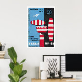 Luchthaven Controle Toren - Matchbox Print - Esthe (Thuiskantoor)