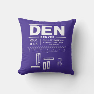 Luchthaven Denver International DEN Kussen