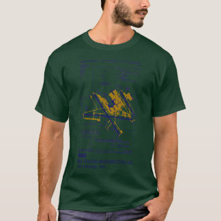 Luchthaven Diagram BaltimoreWashington Intl BWI TS T-shirt