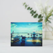 Luchthaven in Rain Briefkaart (Staand voorkant)