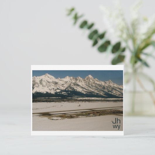 Luchthaven Jackson Hole Briefkaart (Staand voorkant)