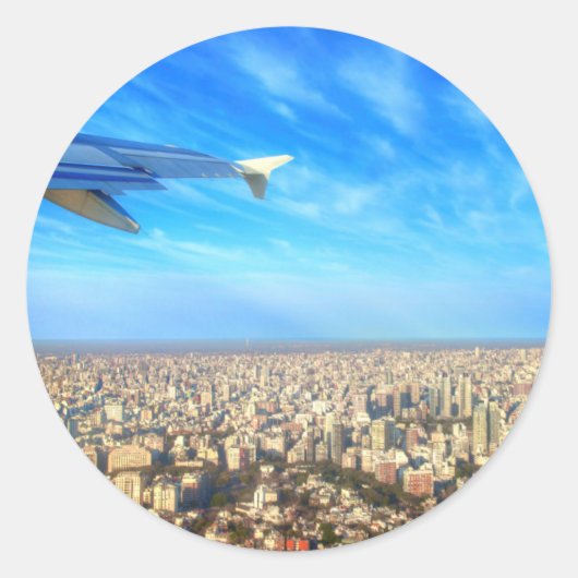 Luchthaven Jorge Newbery AEP Ronde Sticker (Voorkant)