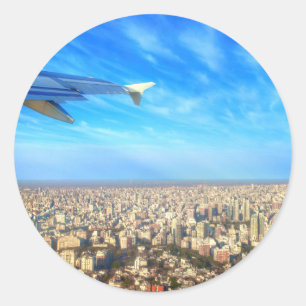 Luchthaven Jorge Newbery AEP Ronde Sticker