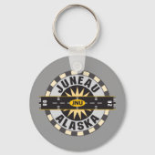 Luchthaven Juneau Alaska JNU Sleutelhanger (Voorkant)