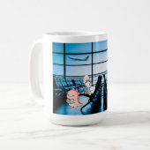 Luchthaven koffiemok (Voorkant links)