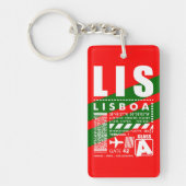 Luchthaven LIS Lissabon Sleutelhanger (Voorkant)