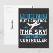Luchthaven luchtverkeersleider Funny Quote Briefkaart (Voorkant / Achterkant)