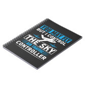 Luchthaven luchtverkeersleider Funny Quote Notitieboek (Linkerzijde)