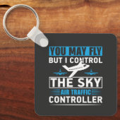 Luchthaven luchtverkeersleider Funny Quote Sleutelhanger (Voorkant)