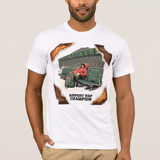 Luchthaven Nap Champion Classic T-shirt – Essentie (Voorkant)