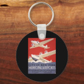 Luchthaven New York City Sleutelhanger (Voorkant)