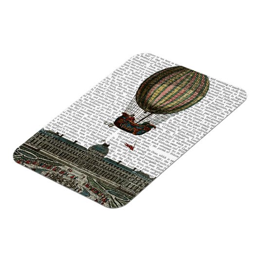 Luchthaven over de stad magneet (Linkerzijde)