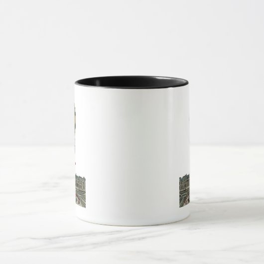 Luchthaven over de stad mok (Midden)