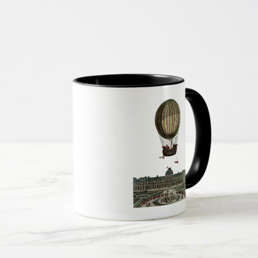 Luchthaven over de stad mok (Voorkant rechts)