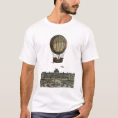 Luchthaven over de stad t-shirt (Voorkant)