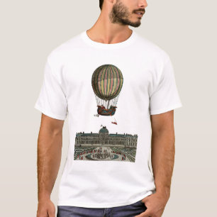 Luchthaven over de stad t-shirt