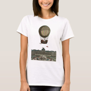 Luchthaven over de stad t-shirt