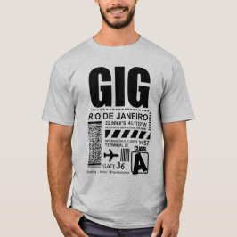 Luchthaven Rio de Janeiro GIG T-shirt