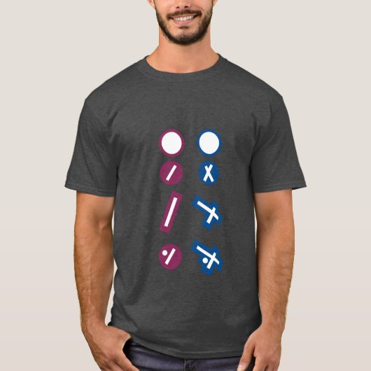 Luchthaven Symbolen Grafiek Pilot Drone T-shirt (Voorkant)