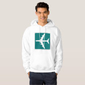 Luchthaven Symbool Teken Vliegtuigreis Icon Hoodie (Voorkant volledig)
