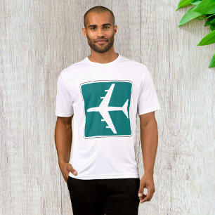 Luchthaven Symbool Teken Vliegtuigreis Icon T-shirt