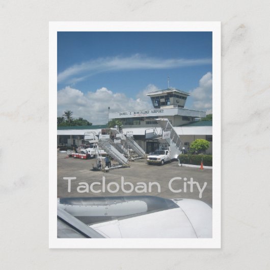luchthaven Tacloban Briefkaart (Voorkant)