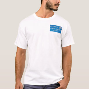 luchthaven van grundy t-shirt