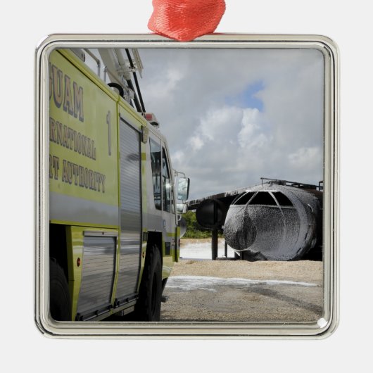 Luchthaven van Guam WONPAT Metalen Ornament (Voorkant)