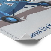 Luchthaven van Kansas City Art Deco Poster (Hoek)