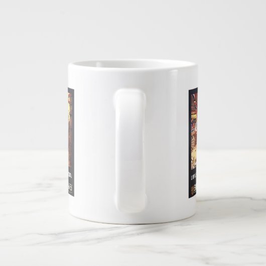 Luchthaven van Lebaudy met wereldvlaggen bij Expo Grote Koffiekop (Achterkant)