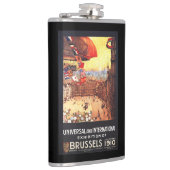 Luchthaven van Lebaudy met wereldvlaggen bij Expo Heupfles (Rechts)