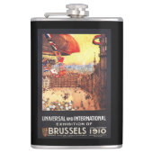 Luchthaven van Lebaudy met wereldvlaggen bij Expo Heupfles (Voorkant)