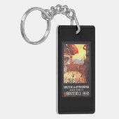 Luchthaven van Lebaudy met wereldvlaggen bij Expo Sleutelhanger (Voorkant Links)