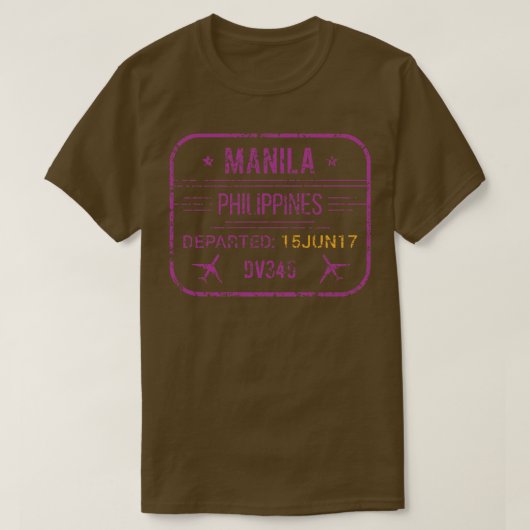 Luchthaven van Manilla T-shirt (Design voorkant)
