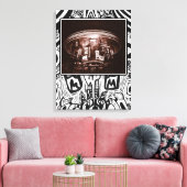 Luchthaven van Vegas Canvas Afdruk (Insitu (Woonkamer))