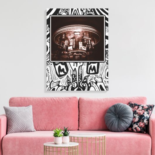 Luchthaven van Vegas Canvas Afdruk (Insitu (Woonkamer))