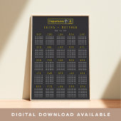 Luchthaven Vertrek Board XL Wedding Zitting Grafie Poster