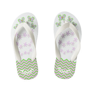 Luchthaven voor glimlachen Aangepast Kinder Teenslippers