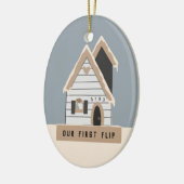 Luchthaven voor onroerend goed keramisch ornament (Links)