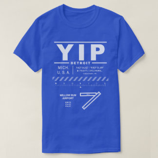 Luchthaven Willow Run YIP T-shirt
