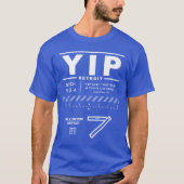Luchthaven Willow Run YIP T-shirt (Voorkant)