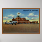  luchthaven Wold-Chamberlain Minneapolis Poster (Voorkant)