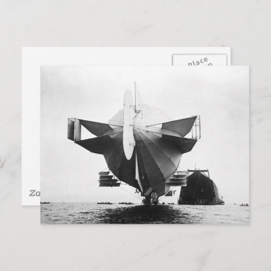 Luchthaven Zeppelin 1908 Briefkaart (Voorkant / Achterkant)