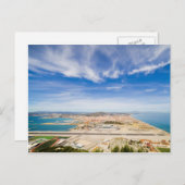 Luchthavenbaan Gibraltar en La Linea in Spanje Briefkaart (Voorkant / Achterkant)